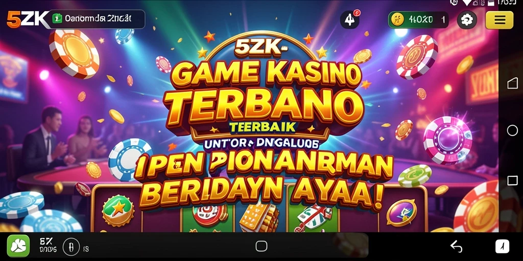 Tangkapan layar 5ZK menampilkan gameplay mendebarkan di Kasino.