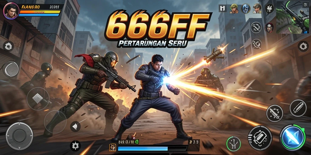 Screenshot tampilan gameplay seru dari 666FF.