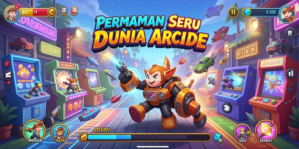 Tampilan gameplay menarik dan penuh warna dari 8II.
