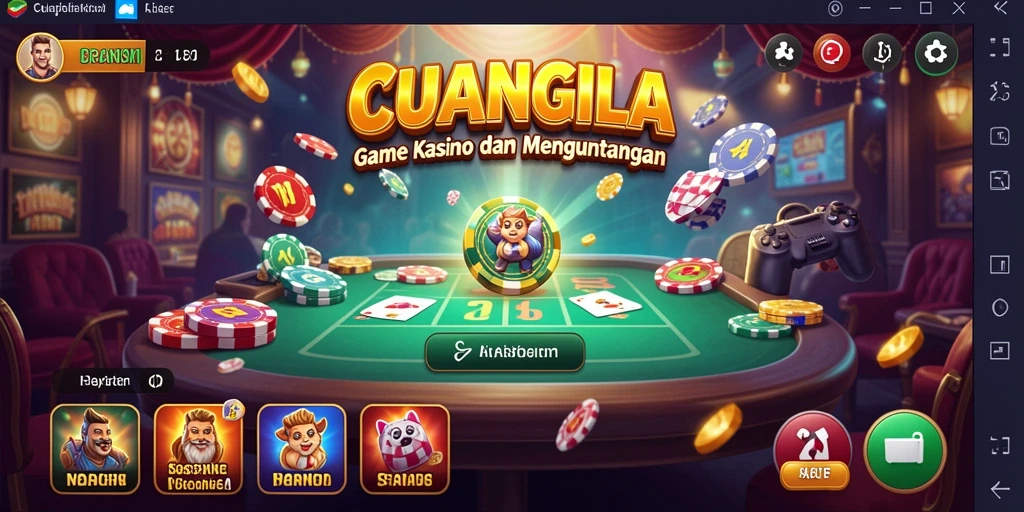 Tampilan gameplay kasino yang mengasyikkan di CUANGILA.