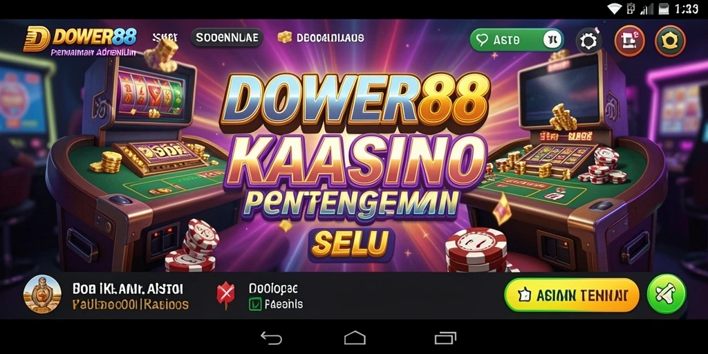 Tampilan grafis DOWER88 yang mendebarkan dalam permainan Kasino.