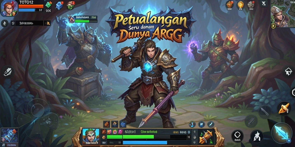 Screenshot menunjukkan aksi seru dalam permainan ARPG TOTO12.